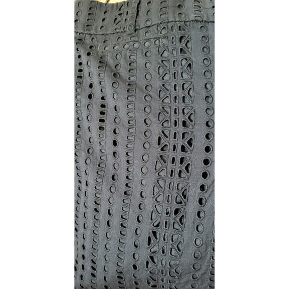 Ann Taylor LOFT Riviera Pants Cropped Blue Cotton Blend Sz 6 Petite - Picture 10 of 14